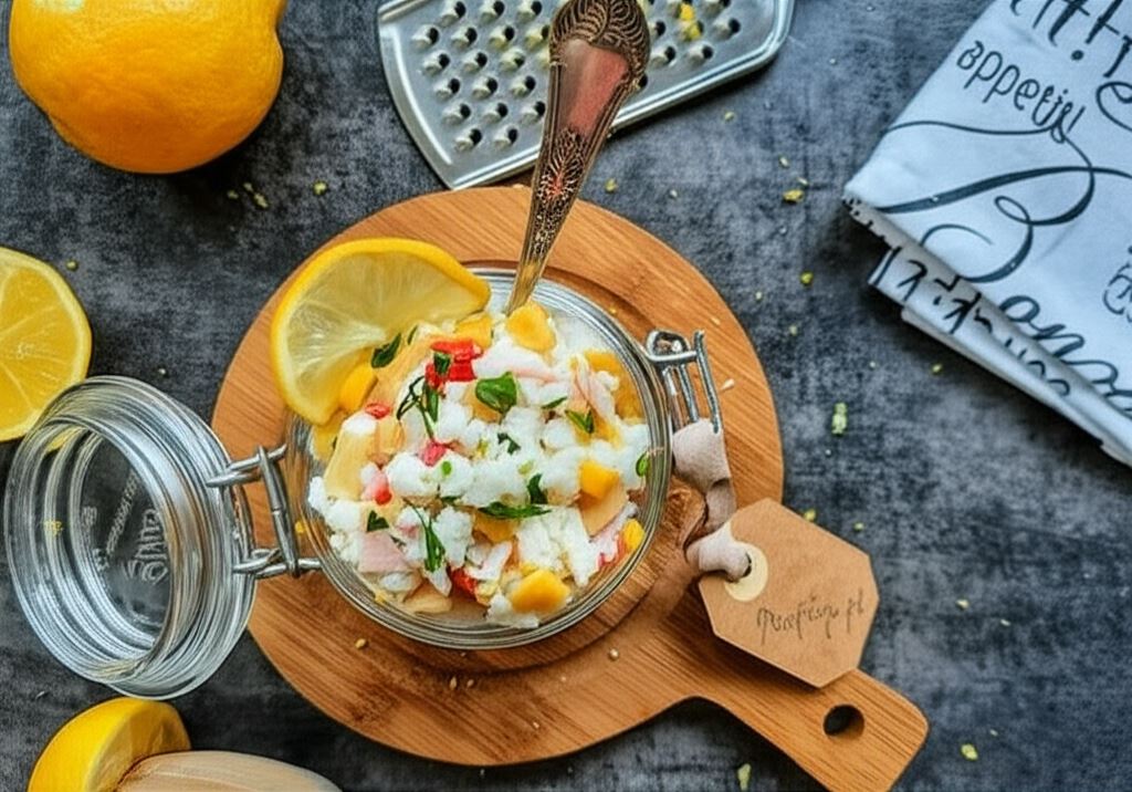 Sałatka ryżowa z szynką