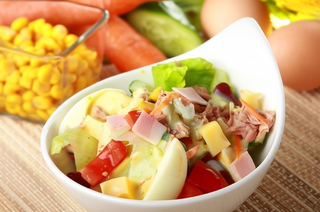 Sałatka warzywna z tuńczykiem