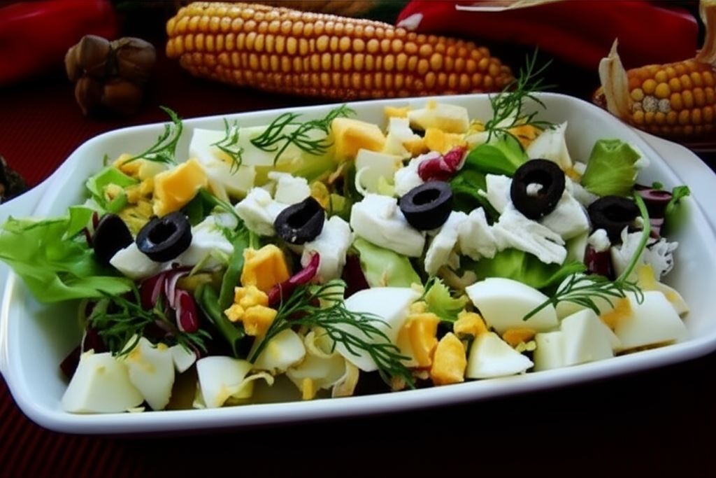 Sałatka wielkanocna z jajkiem