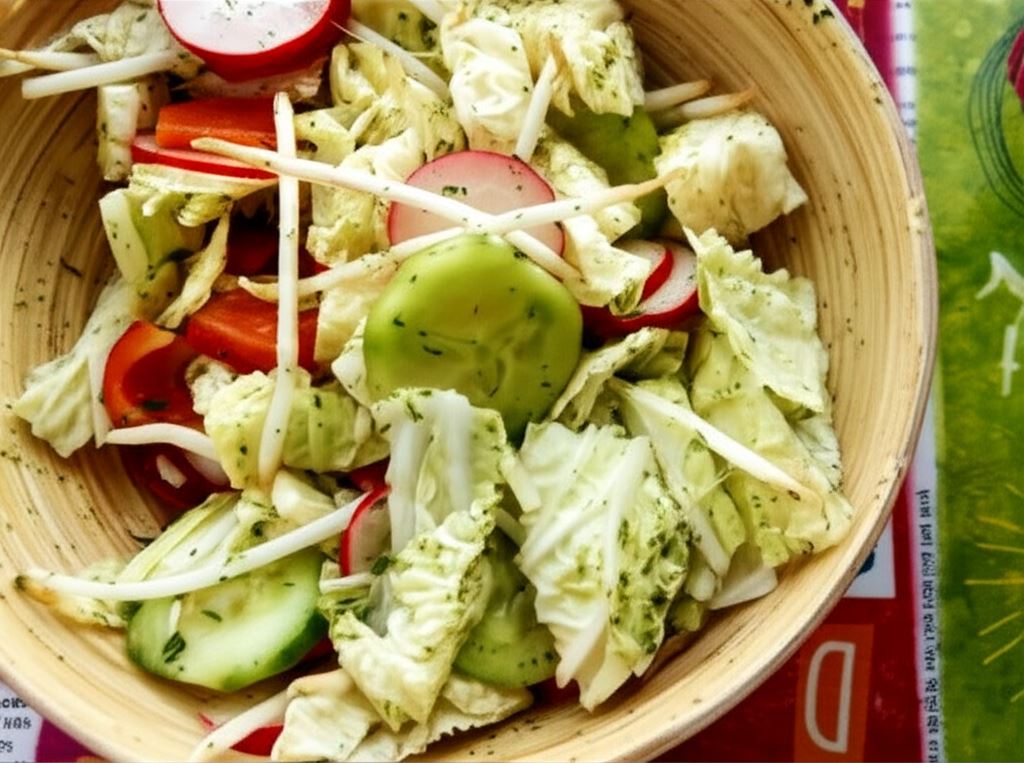 Sałatka wiosenna z kiełkami