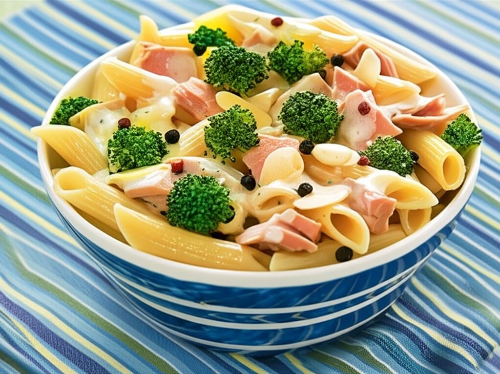 Sałatka z brokułem i tuńczykiem