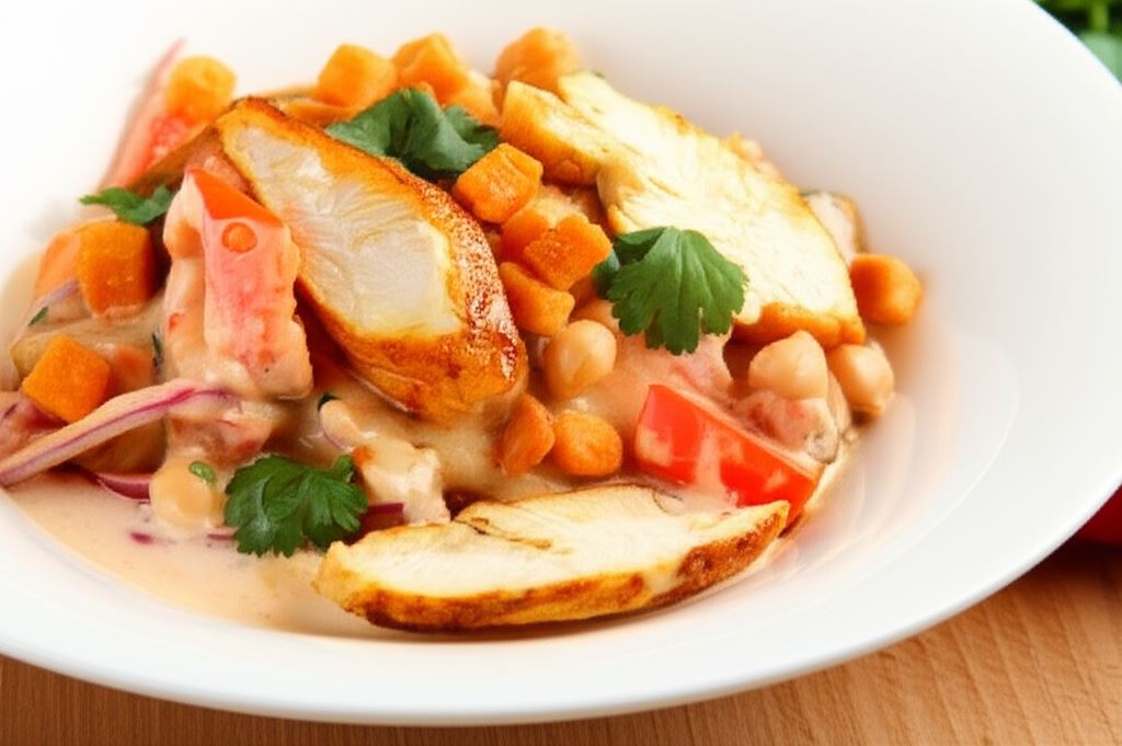 Sałatka z ciecierzycą