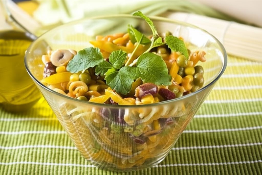 Sałatka z czerwoną fasolą