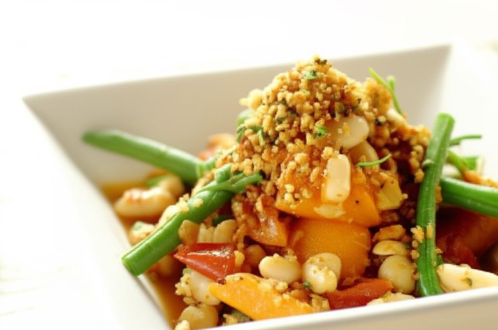 Sałatka z dyni i cieciorki