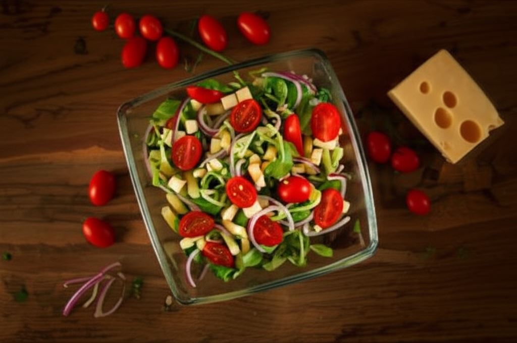 Sałatka z fasolką szparagową