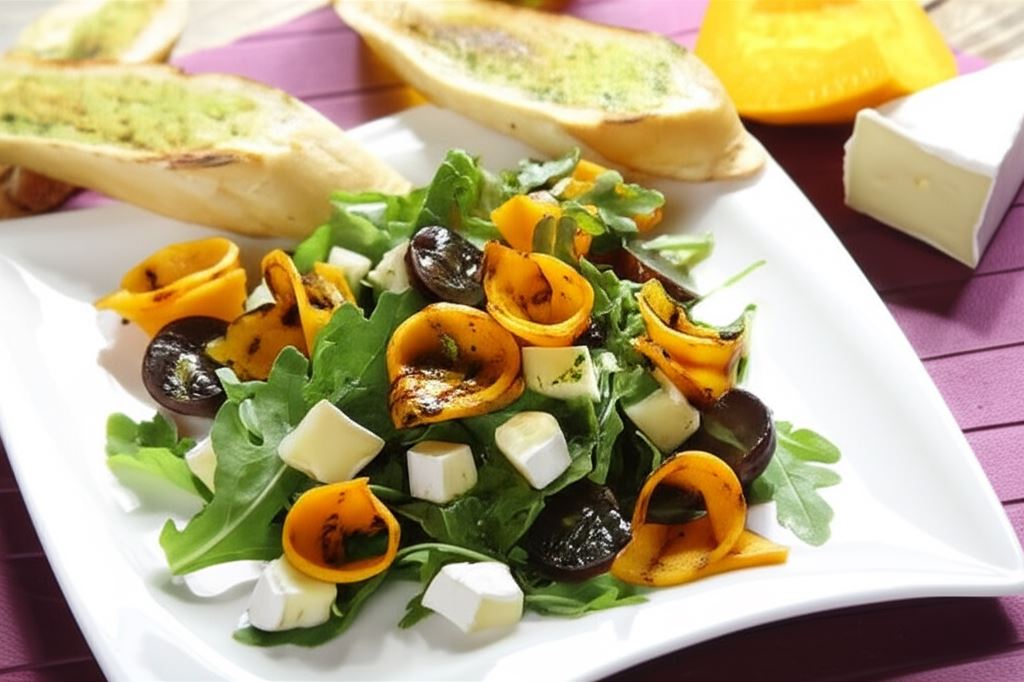 Sałatka z grillowaną dynią