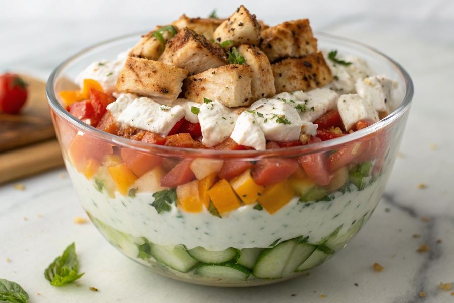 Sałatka z gyrosem - najlepsza i najprostsza