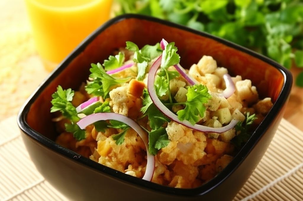 Sałatka z indykiem na słodko