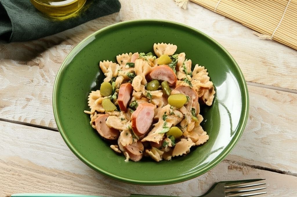 Sałatka z kiełbasą