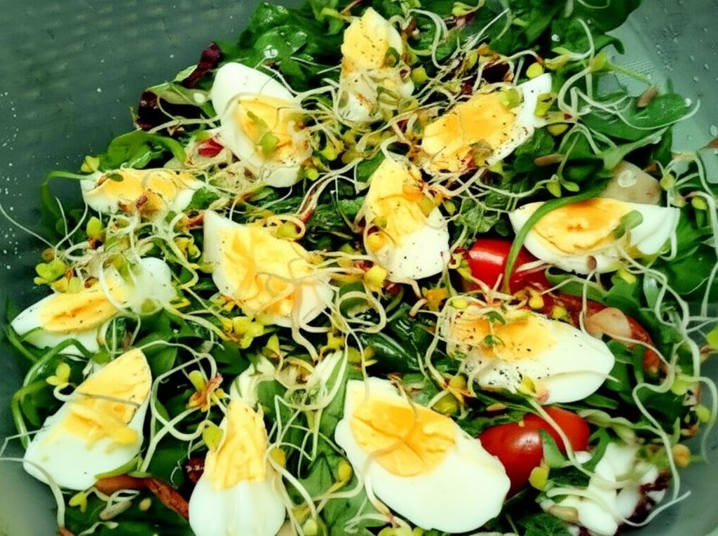 Sałatka z kiełkami