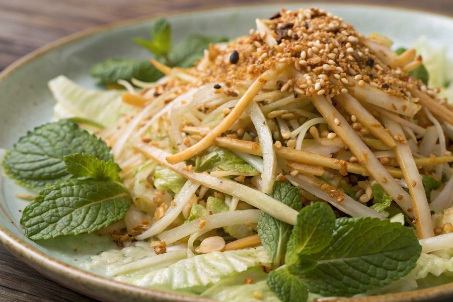 Sałatka z kiełków bambusa