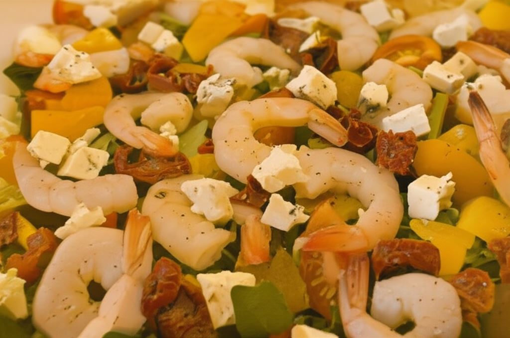 Sałatka z krewetkami