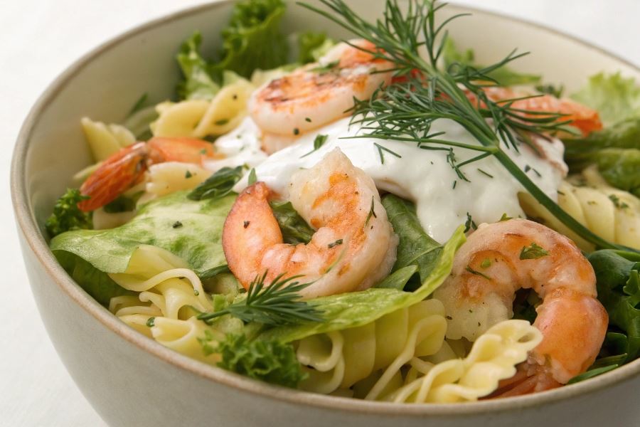Sałatka z krewetkami