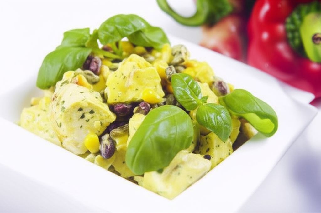 Sałatka z kurczakiem curry