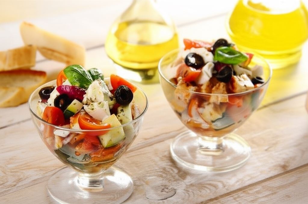 Sałatka z kurczakiem po grecku