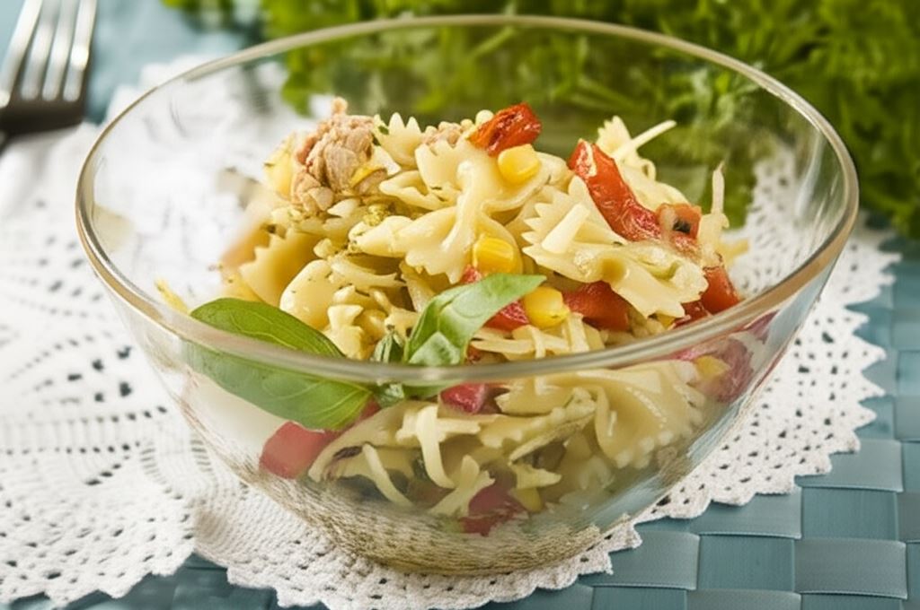 Sałatka z makaronem i tuńczykiem