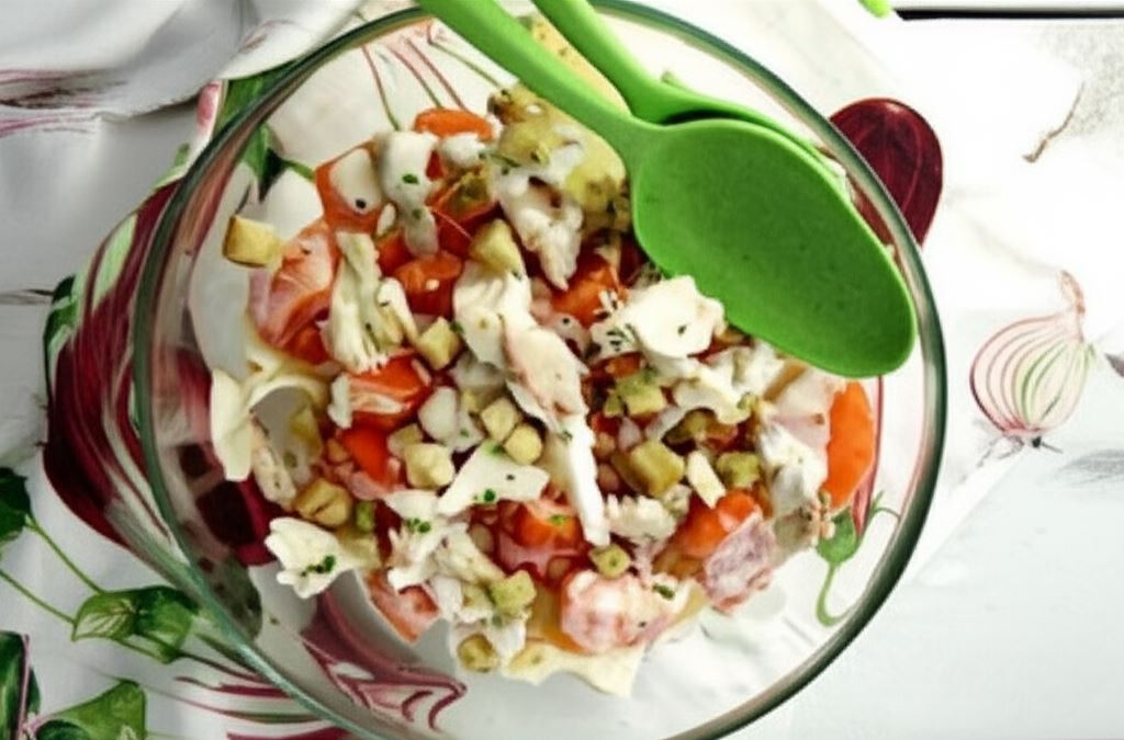 Sałatka z makrelą