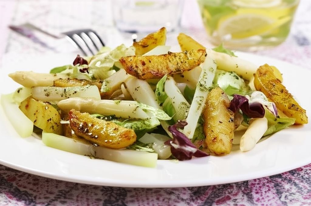 Sałatka z młodych ziemniaków