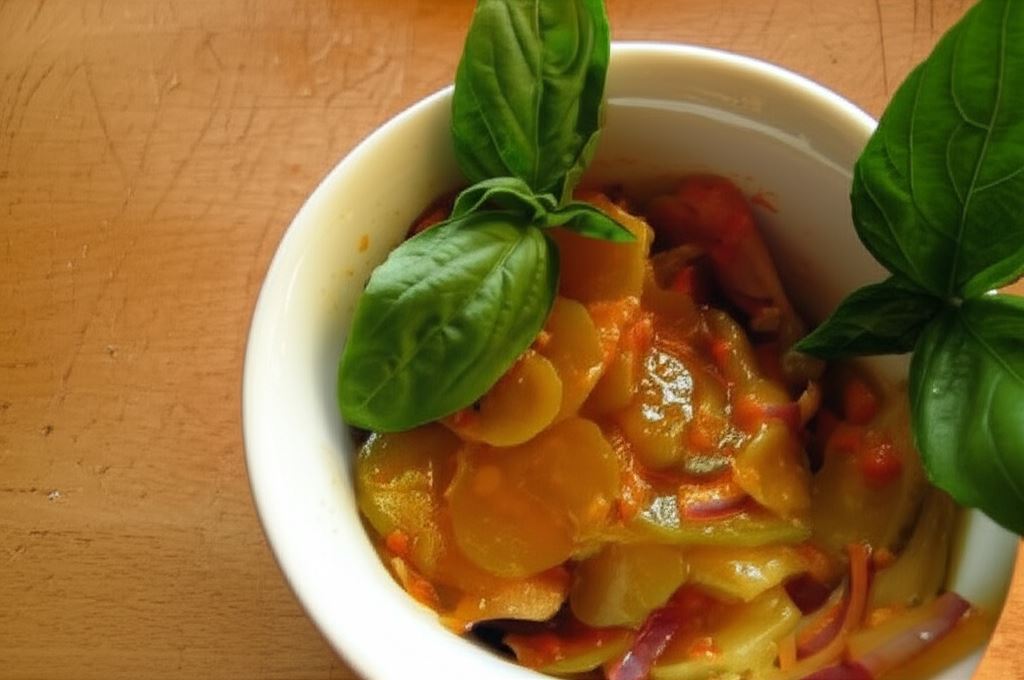 Sałatka z ogórkiem kiszonym