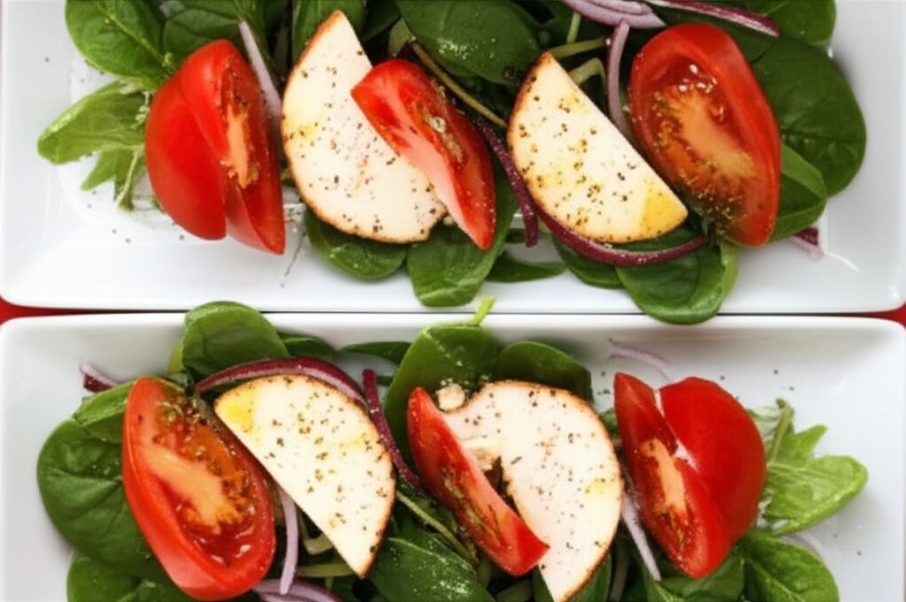 Sałatka z oscypkiem