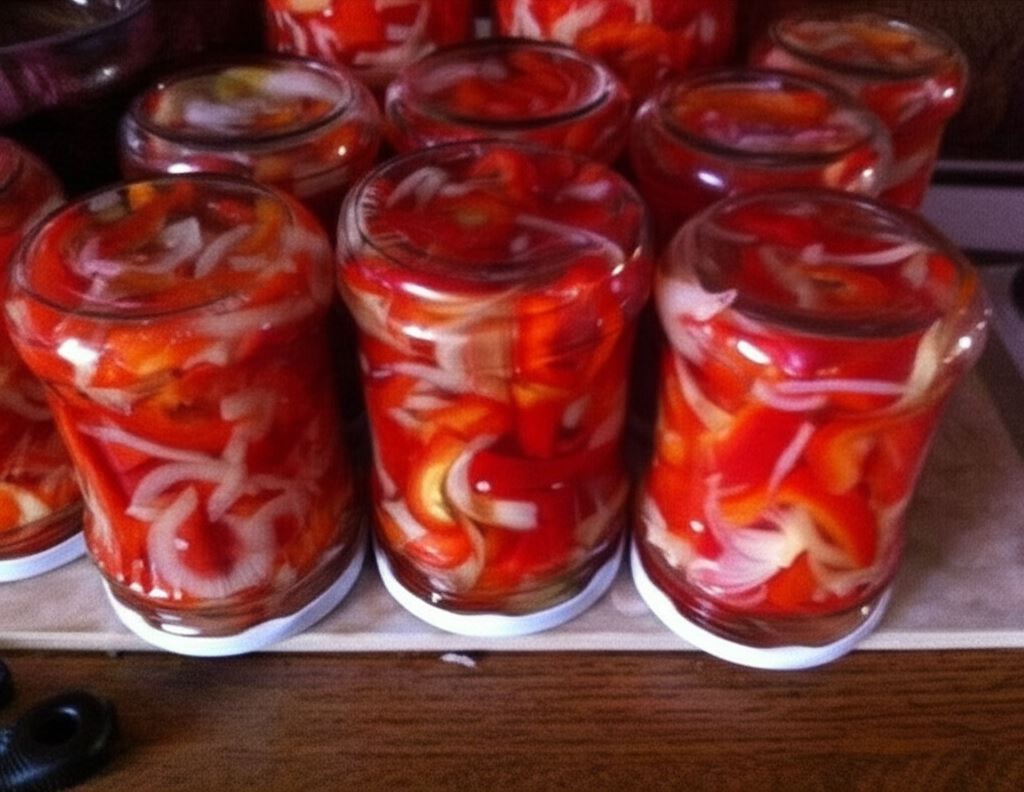 Sałatka z papryki czerwonej