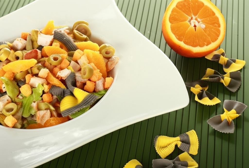 Sałatka z pomarańczami