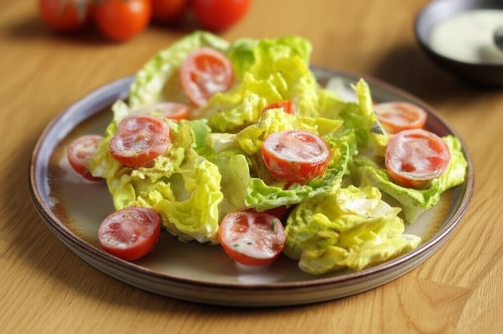 Sałatka z pomidorkami koktajlowymi