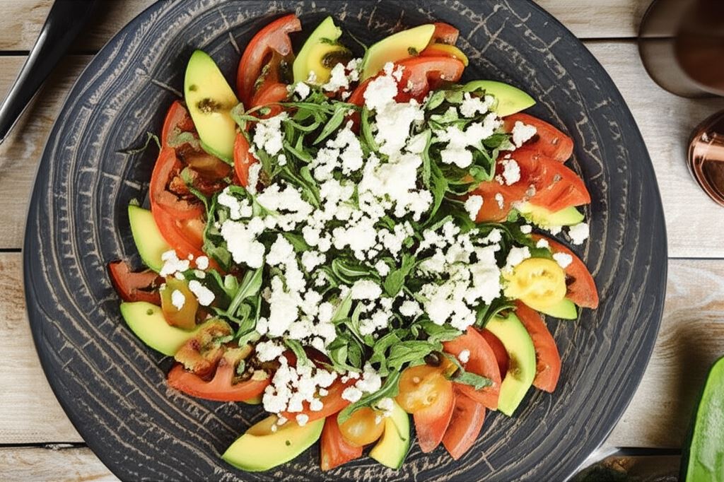 Sałatka z pomidorów i awokado