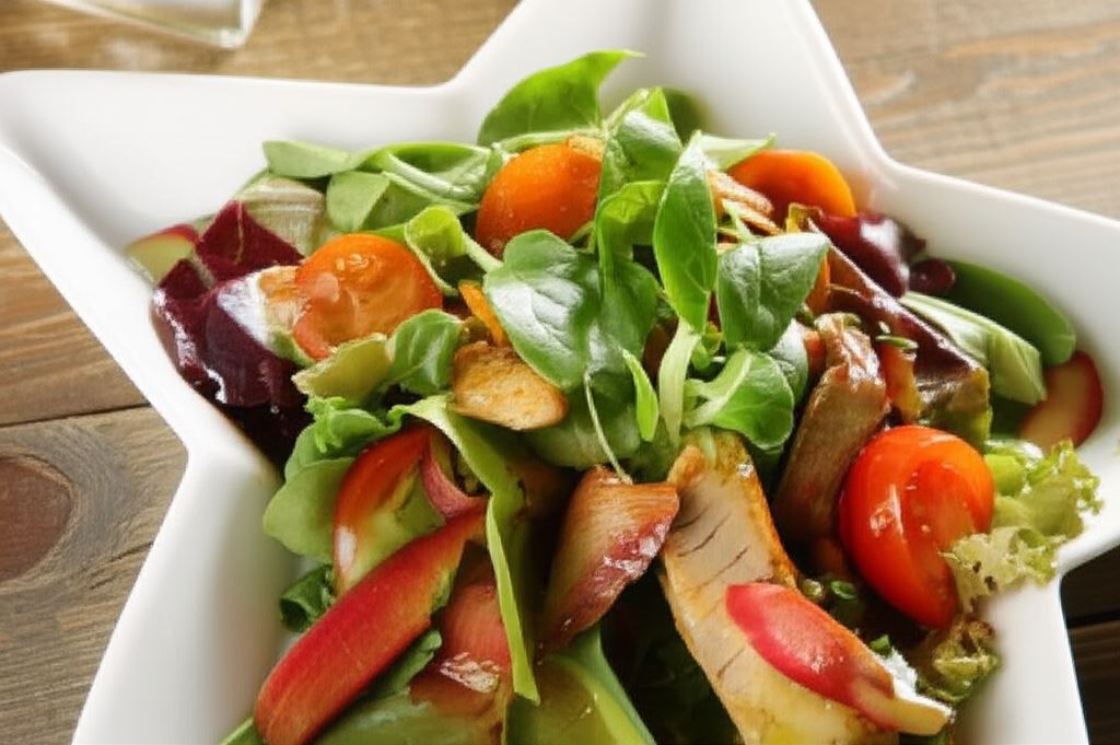 Sałatka z rabarbarem