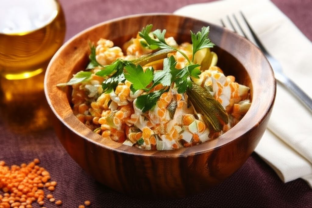 Sałatka z soczewicy