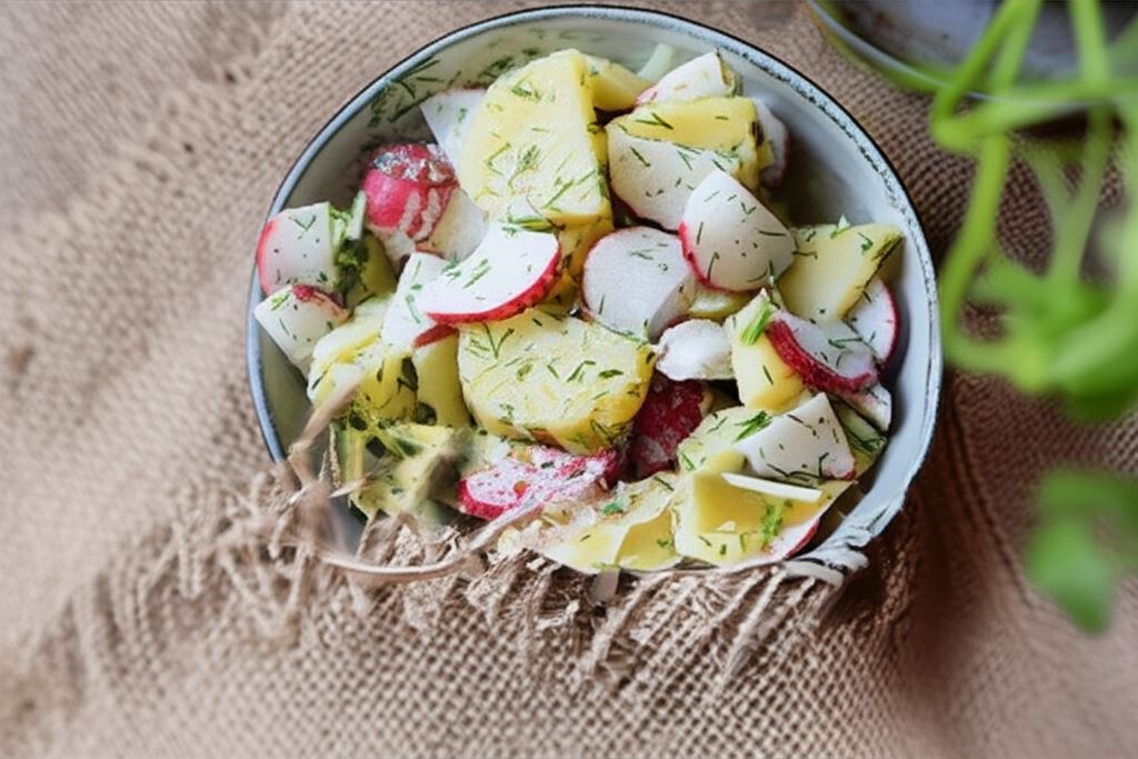 Sałatka z ziemniakami
