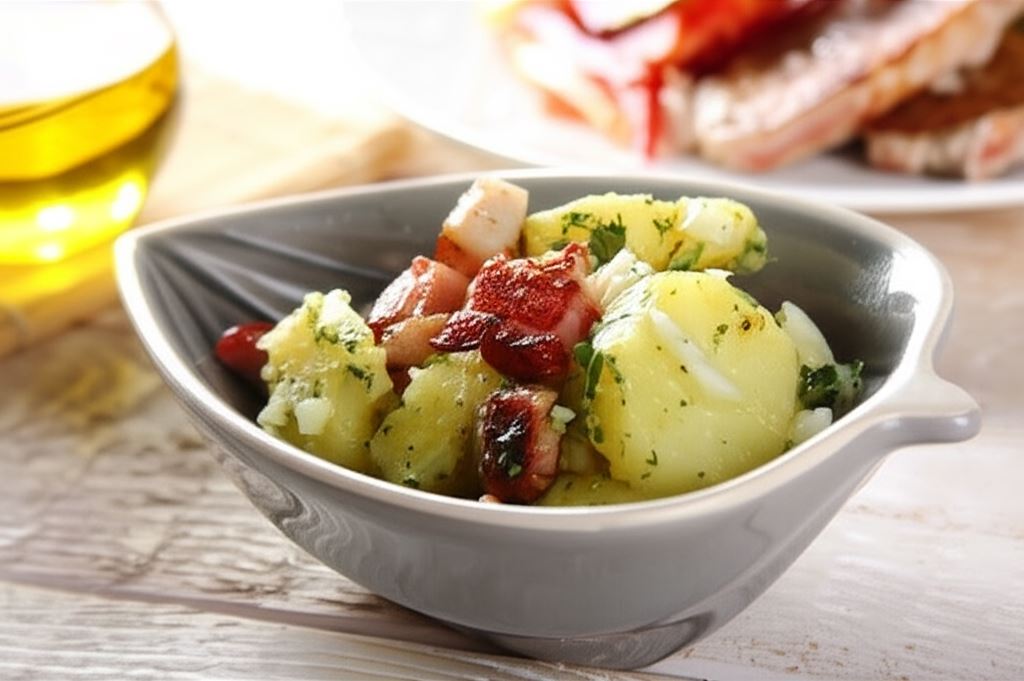Sałatka ziemniaczana z boczkiem