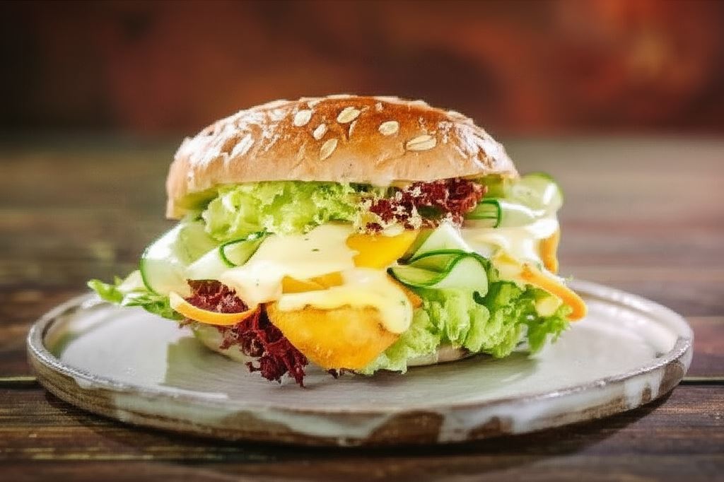 Sandwich z nuggetsami