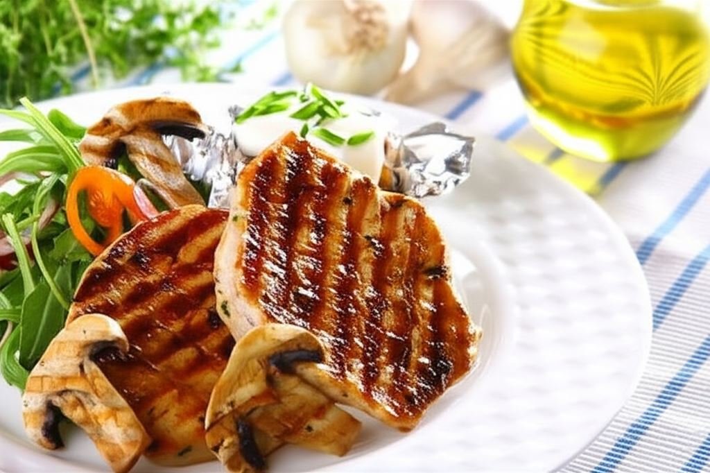 Schab w otulinie grzybowo musztardowej