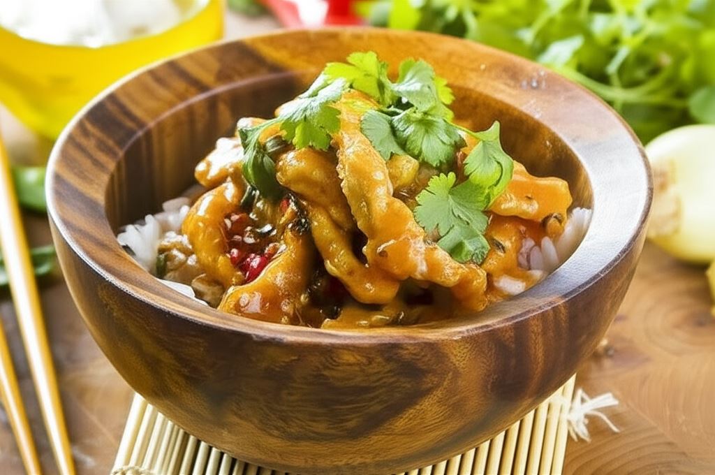 Schab w sosie słodko ostrym