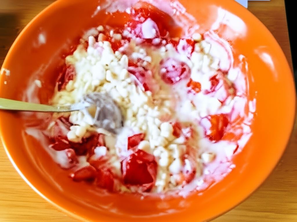 Serek Wiejski z Pomidorami