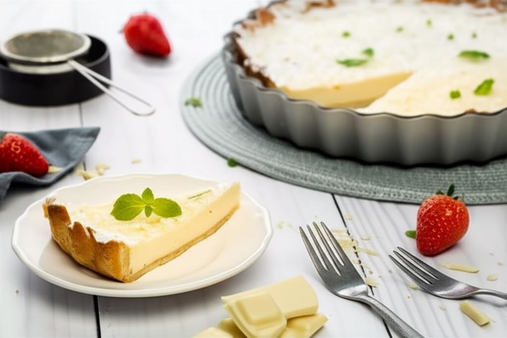 Sernik na kruchym spodzie