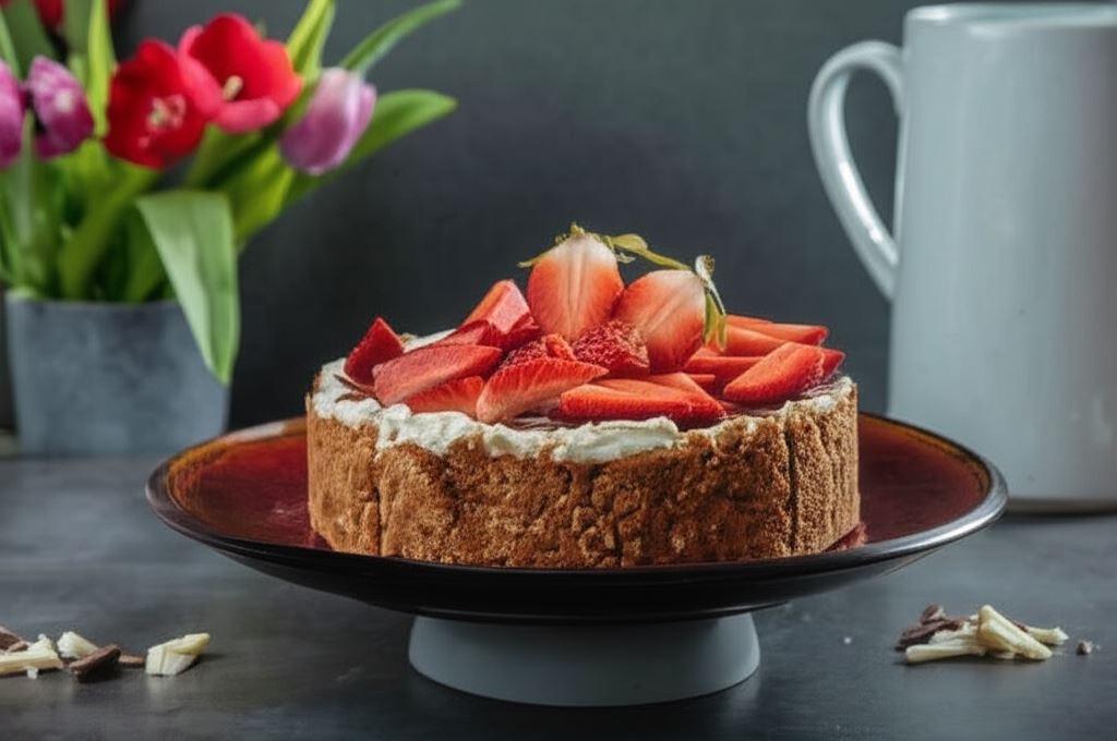 Sernik z białą czekoladą