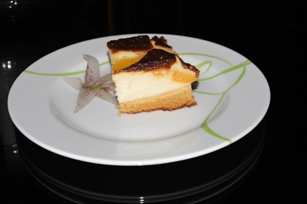 SERNIK Z BRZOSKWINIAMI