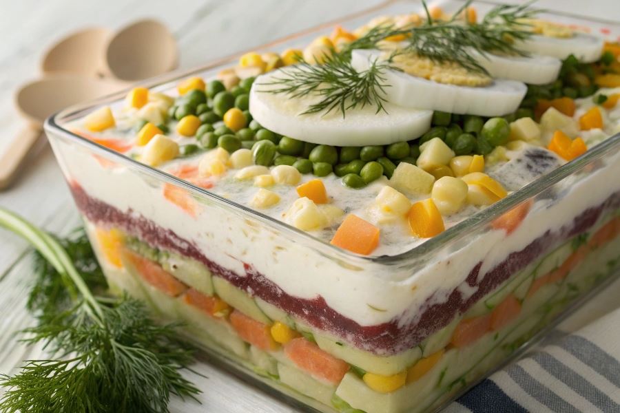 Śledź pod pierzynką