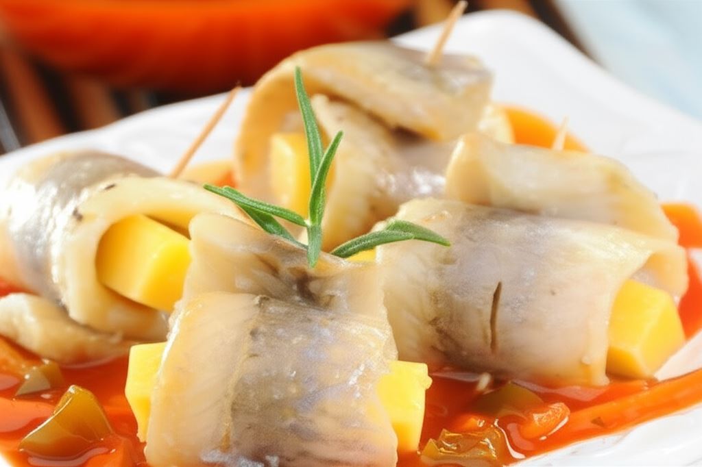 Śledzie w sosie słodko - kwaśnym