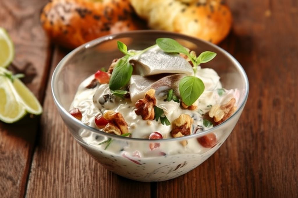 Śledzie z rodzynkami