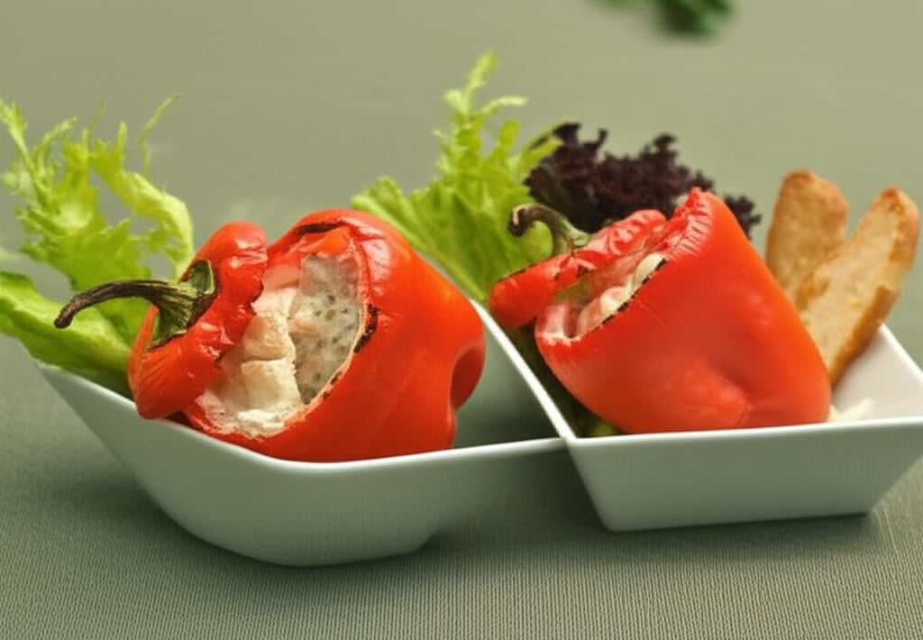 Słodka papryka faszerowana serem feta