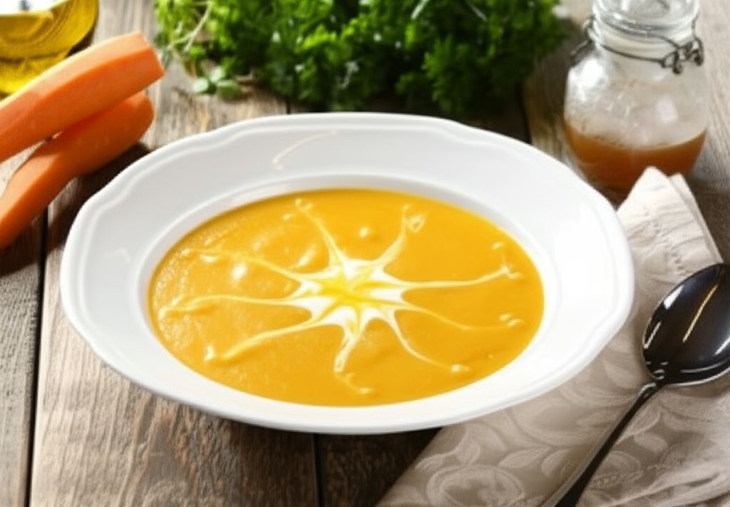 Słoneczna zupa marchewkowa