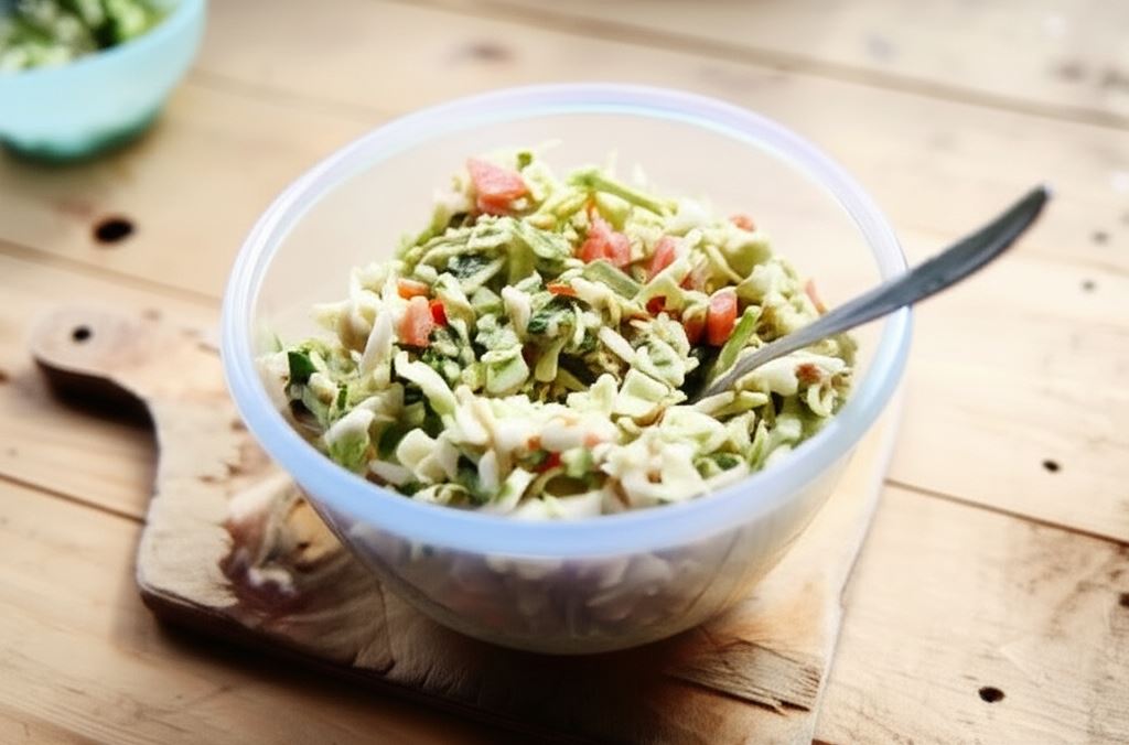 Smaczna surówka z młodej kapusty