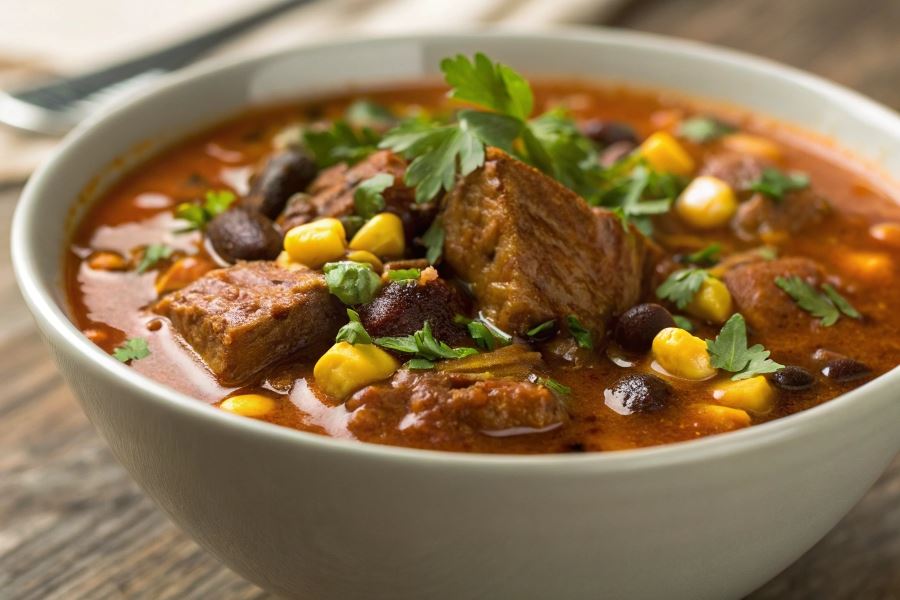 Smaczna zupa na sposób meksykański