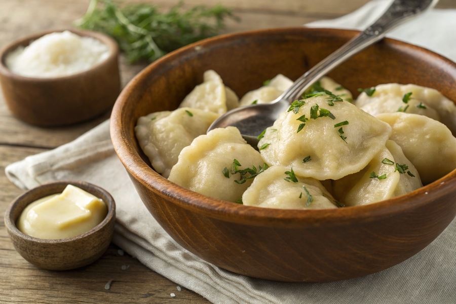 Smaczne kluski kładzione