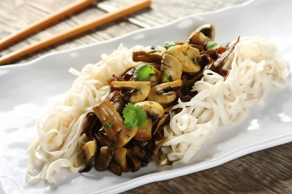 Smażone grzyby po tajsku