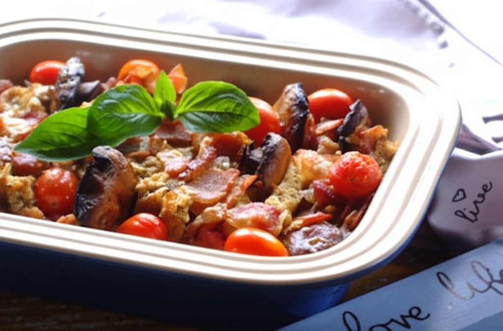 Śniadaniowa zapiekanka