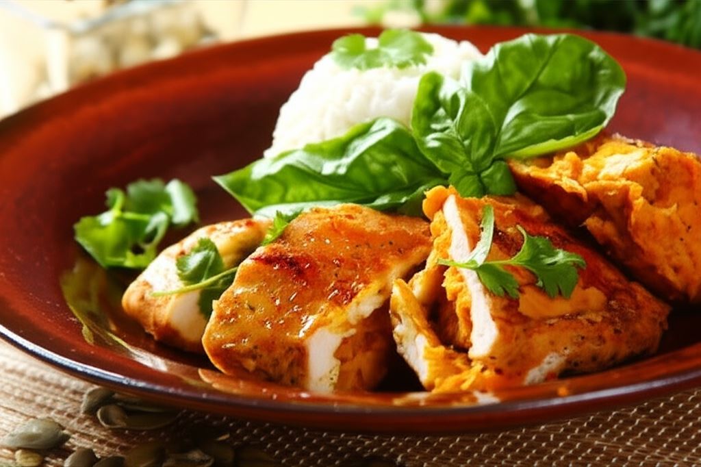 Soczysta pierś z kurczaka z dynią